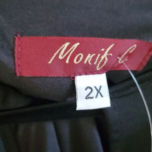 MONIF C. Black Dress - Size 2X - Picture 6 of 8